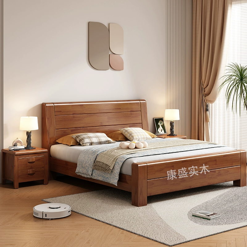 悬浮床现代简约大象耳朵真皮2米x2米2主卧大床意式极简齐边双人床